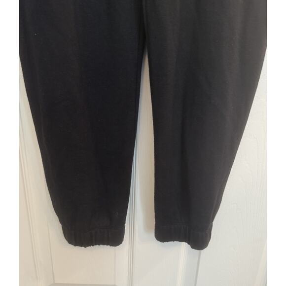 Beyond Yoga Overlapping Jumpsuit Sz XL Black Fleece Super Soft Roomy Drop Waist - Picture 6 of 16